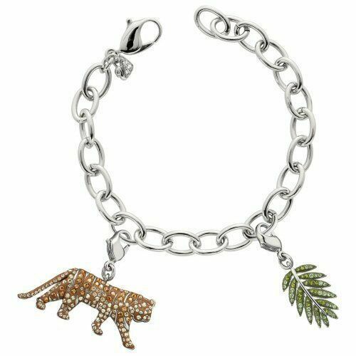 SWAROVSKI CRYSTAL | SCS TIGER CHARM BRACELET ✪NEW✪ 1029734 $180 BNIB RARE USA US