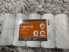 Office Depot Thermal Paper Rolls 3 1/8 in x 230. 10 count ($80 from office max)