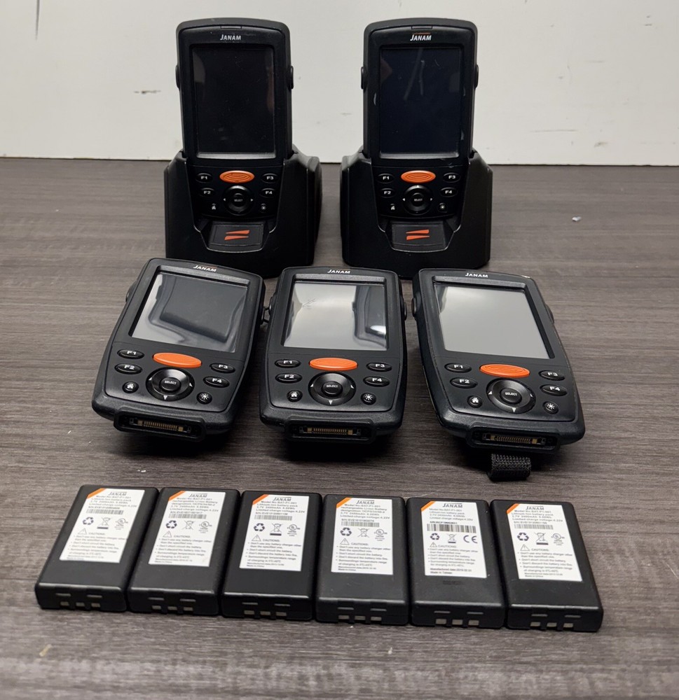 Janam XM66 Barcode Scanner *LOT OF 5*#TL-651