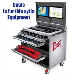 Replaces Chief Measuring System Scanner Cable, Velocity, Portal, Laser Lock
