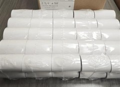 Thermal Receipt Paper Rolls – 50 Count 2 1/4 inch x 50ft