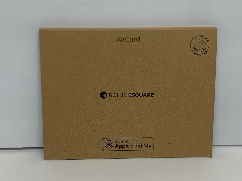Rolling Square AirCard, Bluetooth Card Sized GPS Tracker w/Business Card NFC NEW