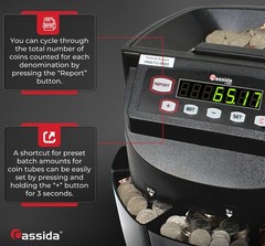 NIB Cassida C200 Digital Coin Sorter