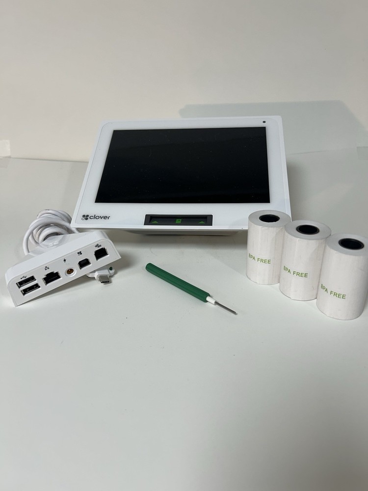 Clover Mini C305 POS System/Credit Card Terminal and Triangle Hub