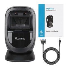 Zebra DS9308-SR00004ZZWW Desktop Hands-free 1D/2D Barcode Scanner RS232 Kit CA