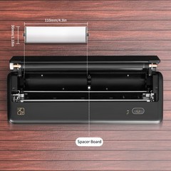 HPRT Printer Paper Rolls for MT810(2 Rolls | 4.3”x23′) 4.3 Inches