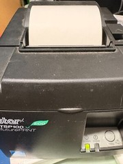Star TSP100II Thermal USB POS Receipt Printer 143IIU with USB and Power Cord