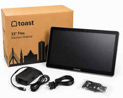 Toast Flex POS 22″ Kitchen Display Touch Monitor TT500 w/ Stand & AC Adapter