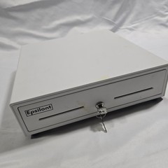 Epsilont Cash Drawer – Heavy-Duty POS Cash Register Drawer (White)