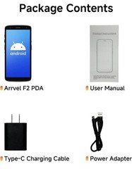 Barcode Scanner F2 Android 15 w/Zebra4710 Scan Engine 6” Rugged PDA IP67