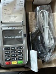 First Data FD150 Credit Card Terminal EMV & NFC + POS PIN Pad Model xCL-RP10