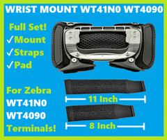 NEW Wrist Mount for Zebra WT41N0 WT4090 Wearables + Standard 8″ x 11″ Straps!🔥⭐