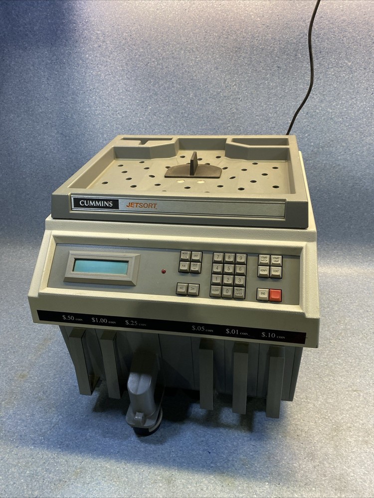 Cummins Allison JetSort Model 2000 High Speed Commercial Coin Sorter / Counter