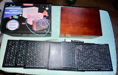 Wooden Money Saving Challenge Box Bank 6 Different Savings Sheets