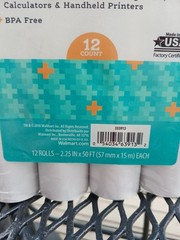 New Pen + Gear 2 1/4″ x 50′ Thermal Paper Rolls 12 Pack Cach Register Calculator