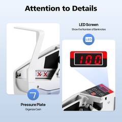 Portable V40 Handy Bill Cash Money Count Machine Mini Banknote Currency Counter