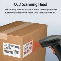 1D Barcode 2.4G + + USB Wired Connection CCD for Paper W1C0