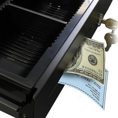 Adesso 13″ POS Cash Drawer With Removable Cash Tray 4 Bill 5 Coin 2 Media Slot 3