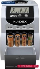 Nadex S180 Digital Coin Sorter and Counter – Displays Total and Denomination Val