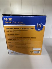 Royal Sovereign FS-2D Digital Coin Counter 2 Row Large Coin Capacity
