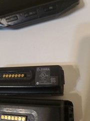 Zebra pocket computer with two batteries included. Not Tested