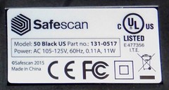 Safescan 50 note checker UV counterfeit detector UV Light
