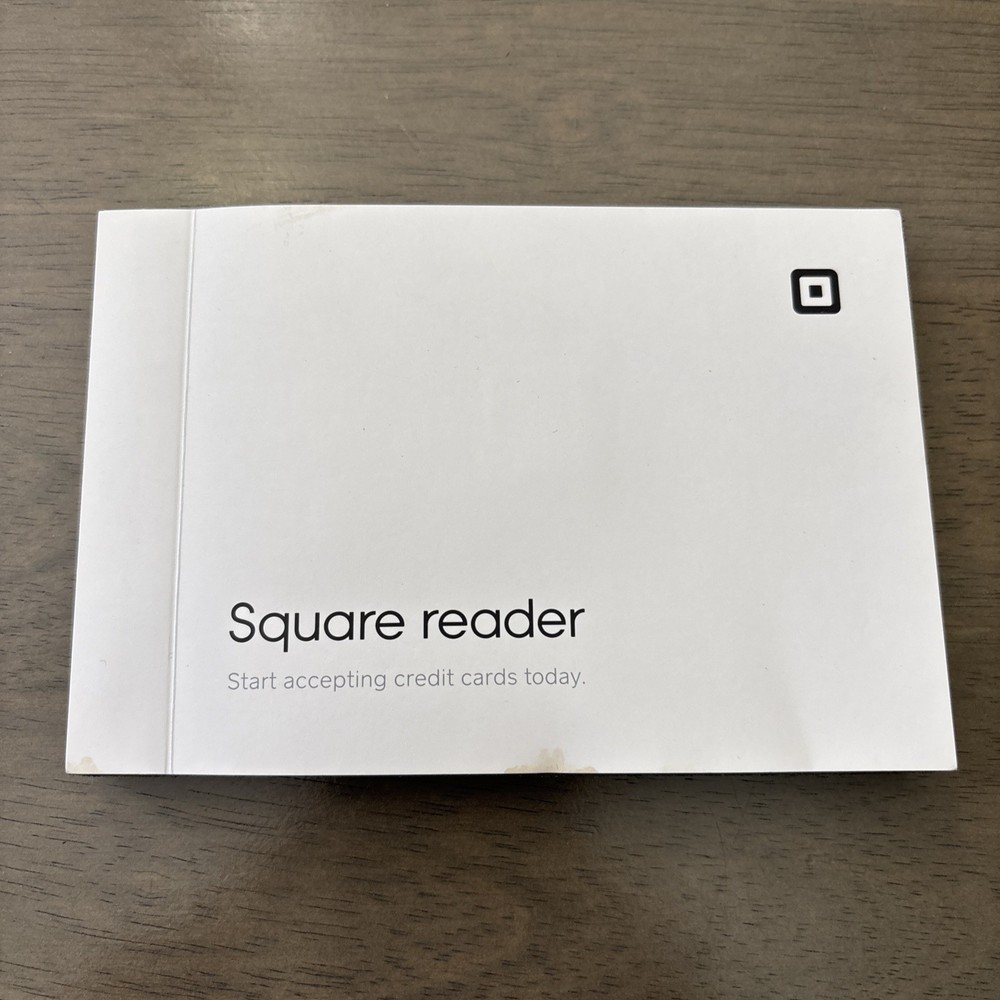 Credit Card Reader Chip Machine for Apple Or Android Phones Square® OPEN BOX