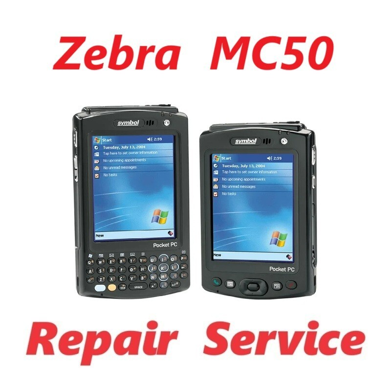 Zebra MC50 Repair Service- Backup Battery Digitizer Touch Screen LCD Reformat OS