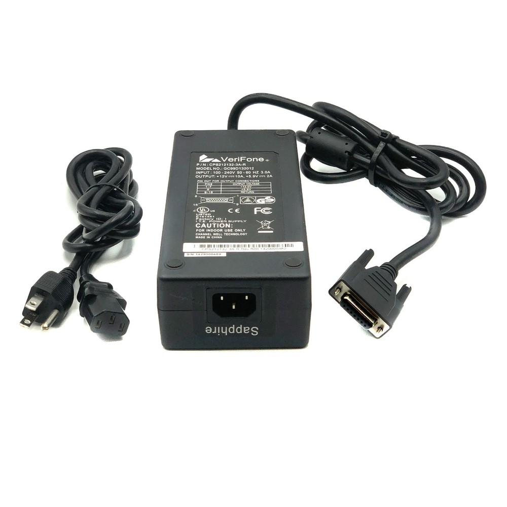 Original VeriFone AC Adapter For VeriFone Ruby2 Topaz Commander Power Supply