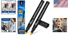 Universal Currency Fake Bill Checker Pen 2-Pack – Compact and Reliable Solution