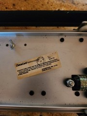 Addressograph DataCard Manual Credit Card Imprinter Slider Vintage Machine