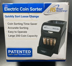 Royal Sovereign QS-1AC Electric Single Row Coin Sorter – Tested!