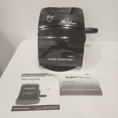 Royal Sovereign Quick Sort Counter Top Coin Sorting Machine QS-1AC Tested