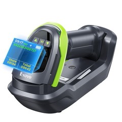 Eyoyo 1.44″ LCD Barcode Scanner Wireless with Screen 1D 2D QR Bluetooth Scanner