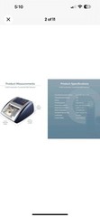 New Accubanker D450 Automatic Counterfeit Bill Detector Money Checker Scanner