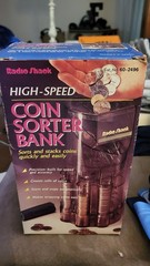 RadioShack High-Speed Electronic Coin Sorter Bank, Battery Powered, 60-2496