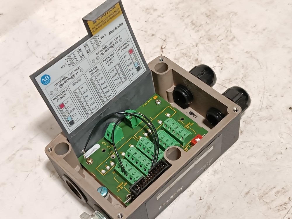 Allen-Bradley 2755-NB40 Ser A Rev A wiring base for scanner, made in USA