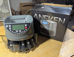 Aneken Coin Counter and Sorter with TFT Display Accurate Tested, Works