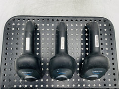 LOT OF 3 DATALOGIC GRYPHON GBT4100 -BK BARCODE SCANNER WITH DOCK T12-E8