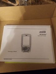 Janam XM66W Handheld Computer with Janam Docking Cradle and Barcode Scanner