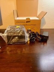 Volcora Thermal Receipt Printer, Standard USB/Ethernet- Model 500205 New In Box
