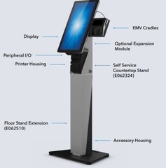 ELO TS PE POS Touch Computers Wallaby Self-Service Stand for 15” & 22”