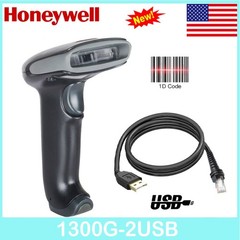 Honeywell 1300G-2USB USB Handheld 1D QR Code Barcode Scanner Reader Kit