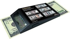 Portable UV Counterfeit Detector for Currency & IDs – Battery Powered, Black