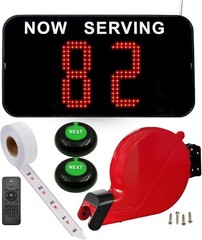 Number Calling System Take a Number System LED Queue Display Show Tickets Number