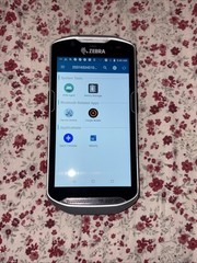 Zebra TC57 Handheld Mobile Barcode Scanner With Battery Need Master Reset