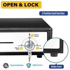 HK SYSTEMS 16inch “Stainless Steel” Front 1. 16″+Stainless Steel Front, Black