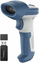 Inateck 2D Barcode Scanner Wireless 2.4Ghz Bluetooth 5.0 GS1 Code Reader w Stand