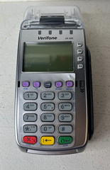 VeriFone VX 520 VX520 Credit Card Machine Ethernet Chip Reader No Power Adapter