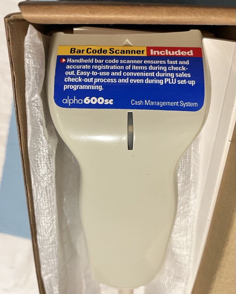 Royal ALPHA 600sc RS-232 DB9F bar code scanner. Free Shipping!